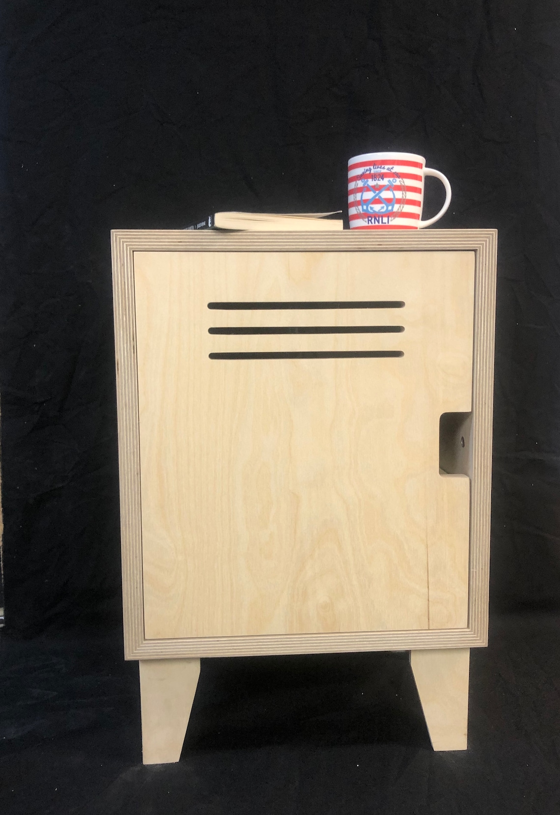 Scandinavian Design Bedside Table Set Handmade From Birch Plywood Etsy