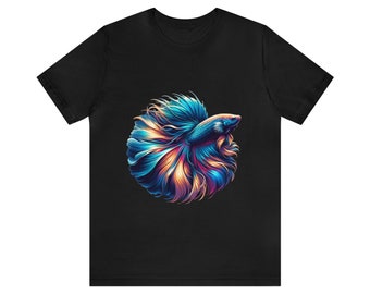 Betta(Siamese Fighting Fish) Unisex Jersey Short Sleeve Tee