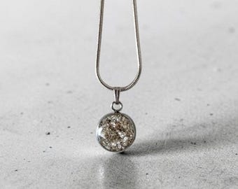 Cremation Necklace Pet Ashes Memorial Jewelry Cremains Keepsake Custom Urn Necklace 12mm