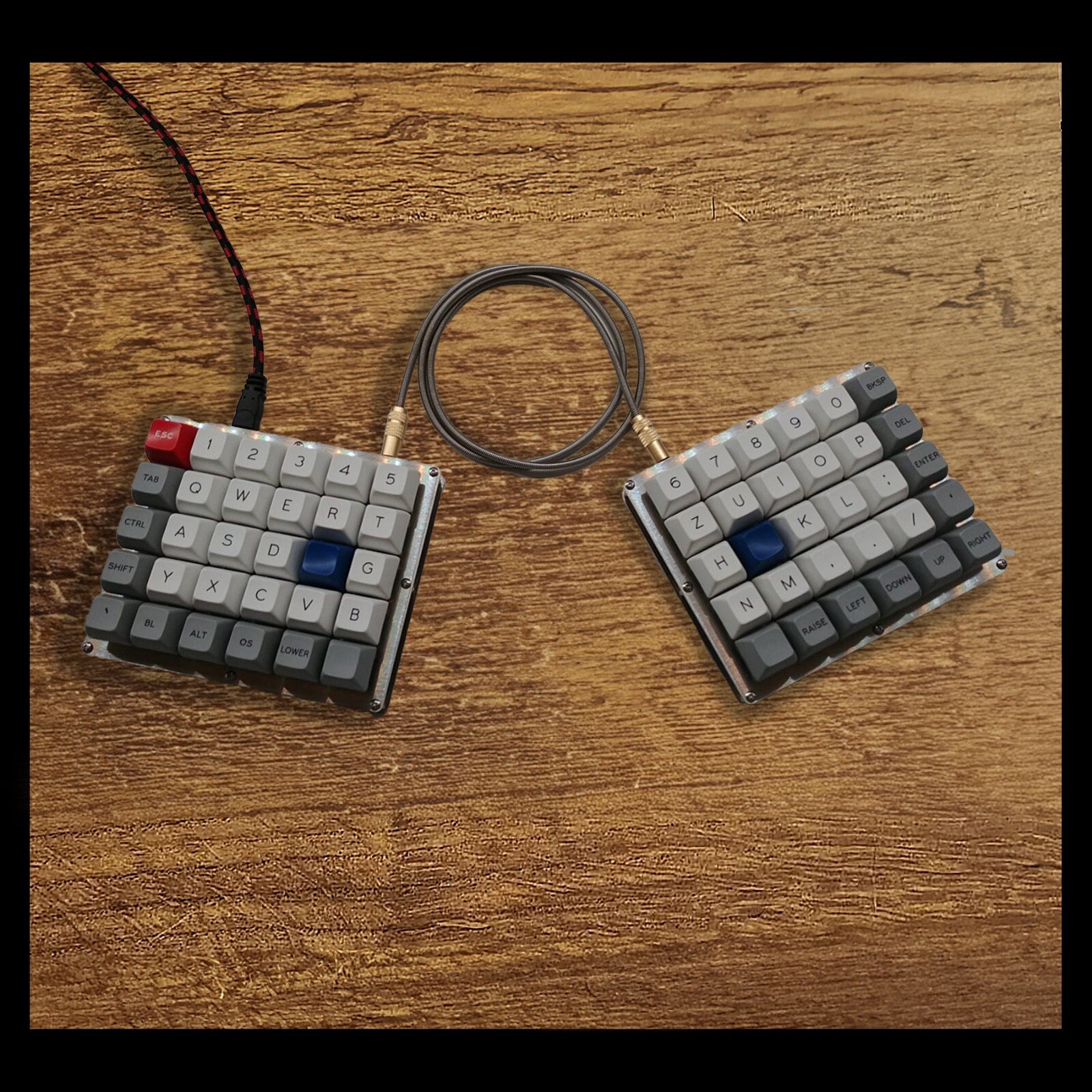 The Helix Ortholinear Ergonomic Pre Soldered Keyboard With Etsy