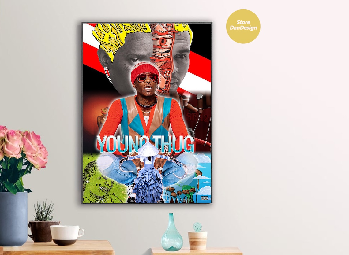 Young Thug Album Cover Poster 1 Etsy