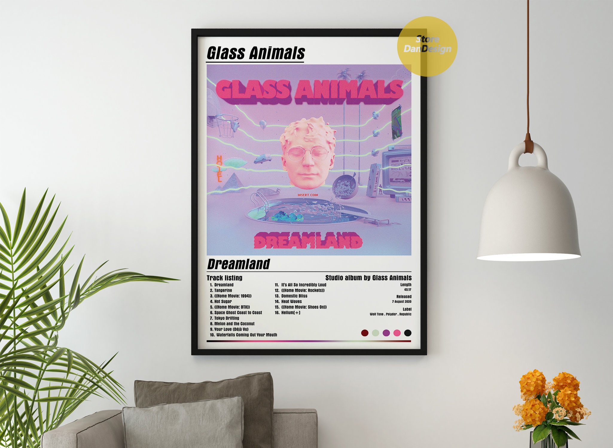 Glass Animals Dreamland Album Cover Poster Etsy