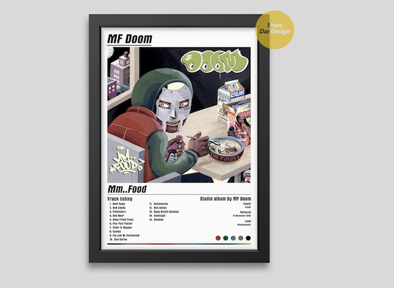 MF DOOM MM FOOD ALBUM COVER KEYRING