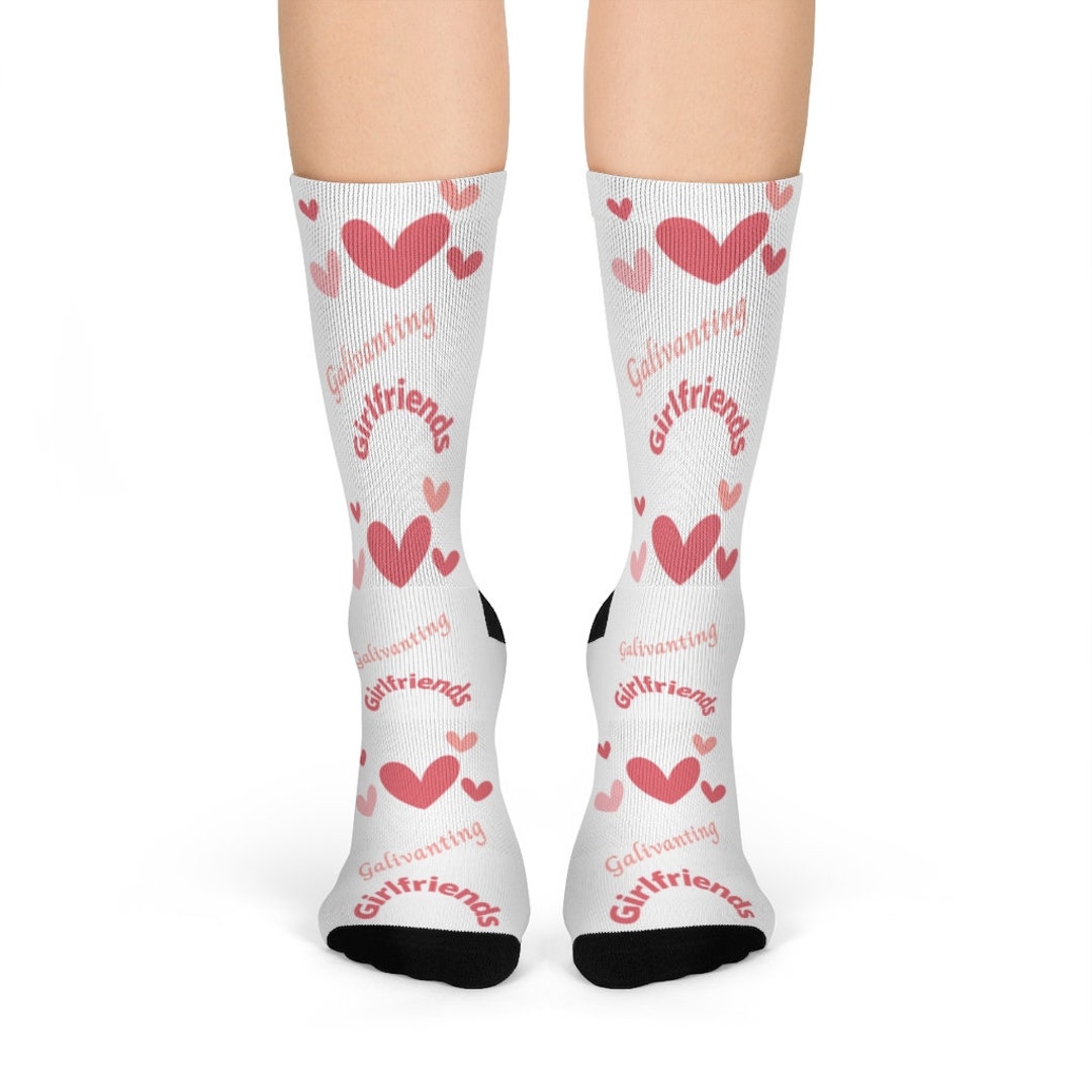 Galivanting Girlfriend Crew Socks Girlfriend Getaways - Etsy