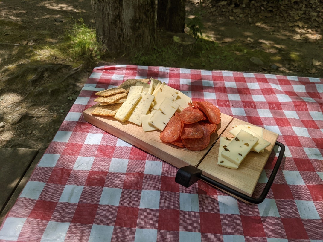 Wood Cheese Slicer Board Cheese Slicing Board Wooden Cheese Cutter
