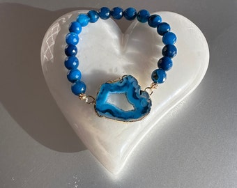 Ondine Blue Agate Bracelet