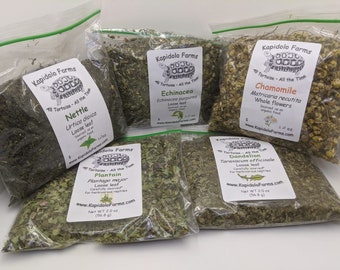 Three colorful organic sourced diet items for Tortoises and plant eating lizards.