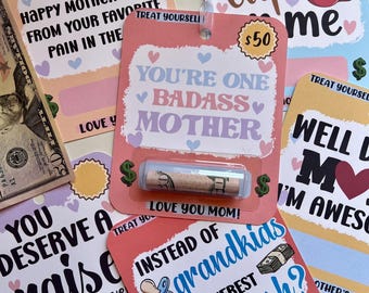 Mother’s Day Money Card Holder, Gift for Mom, Money Gift Holder, Money Gift, Cash Gift Card, Mother’s Day Gift, Fun Gift for Mom