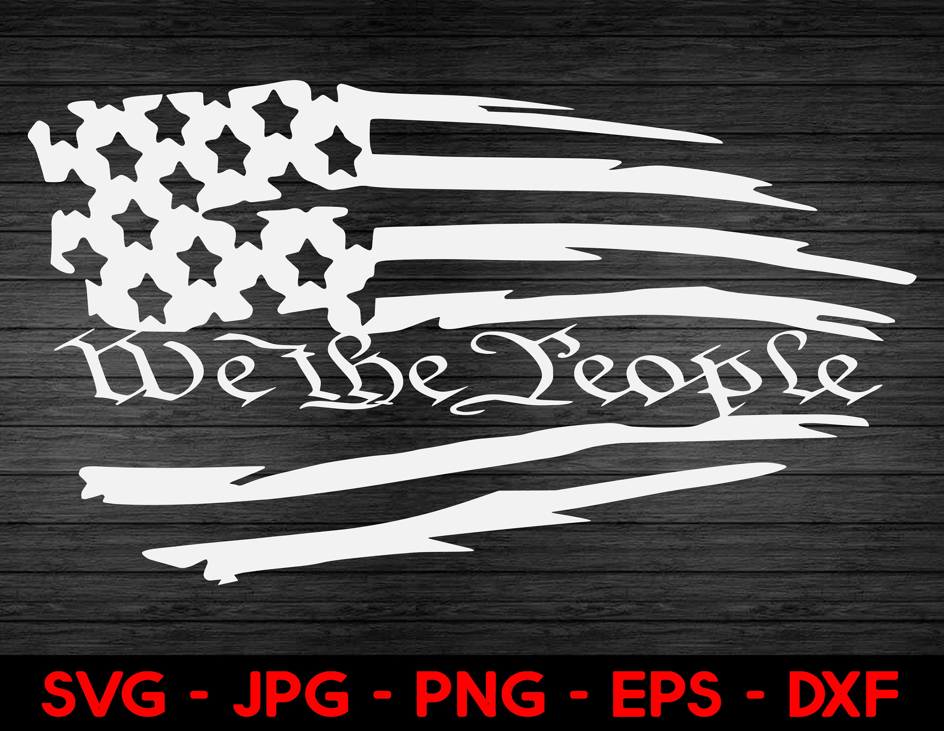 Patriotic Svg We The People Svg 1776 Svg American Flag Svg | Etsy