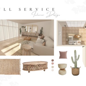 FULL Interior Design Services I Living room decoration -Custom Interior Design Service-Bedroom decoration- custom Room design - room styling