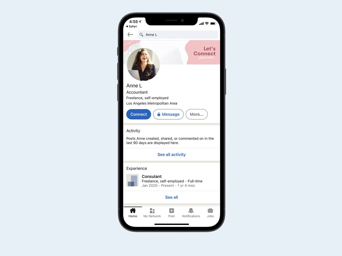 Linkedin Banner Profile Background Resume Personal Branding - Etsy