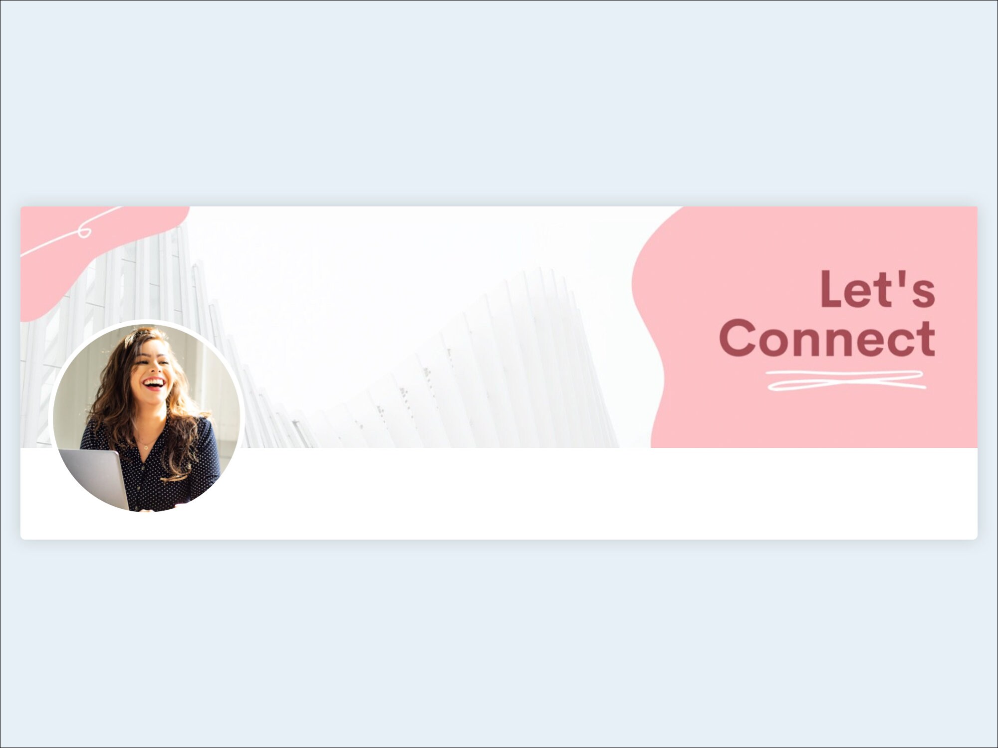 Linkedin Banner Profile Background Resume Personal Branding - Etsy