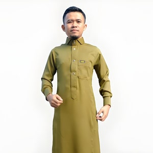 Jubbah Jubba Thobe Thoab Kaftan Kaudura Qamees Children Saudi Style Abaya Kaftan Islamic Sets Muslim Clothing, Ramadan Gifts for Husband