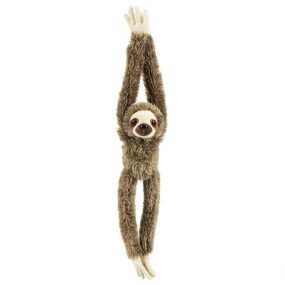 New 20 Hanging Sloth Brown Plush Stuffed Animal Kids Etsy