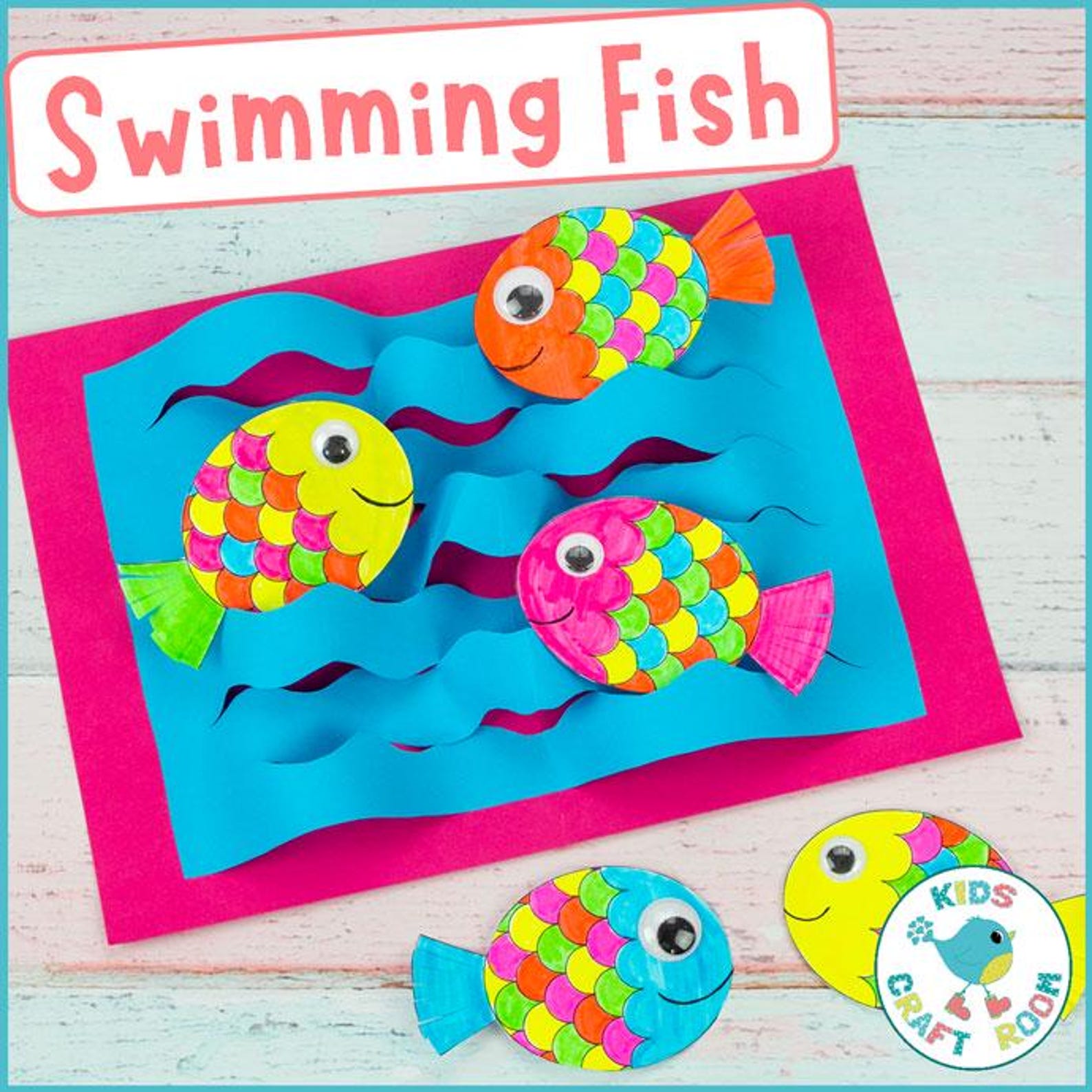 Swimming Fish Craft - Etsy
