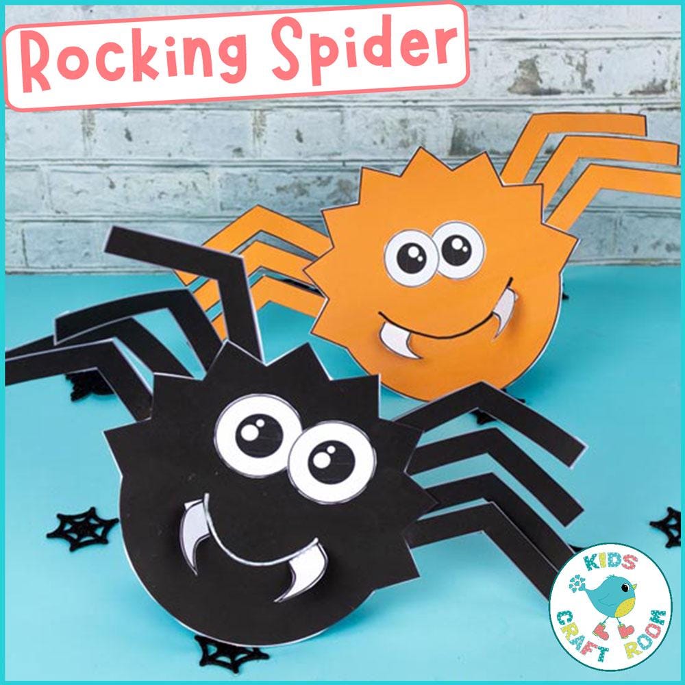 Rocking Spider Interactive Craft For Kids