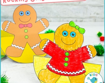 Foam Gingerbread Man Ornament Kids Craft, Holiday Party Project ...