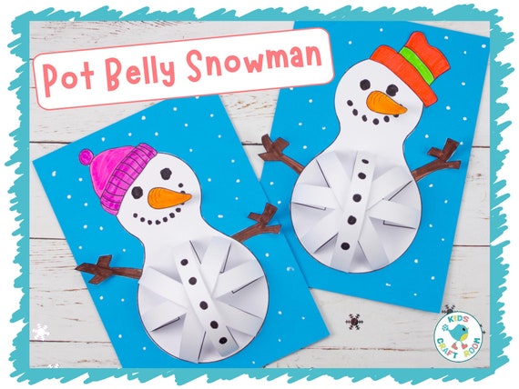 Printable snowman craft for kids – Hodge Podge