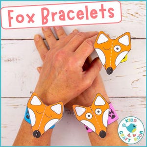 Paper Fox Bracelets