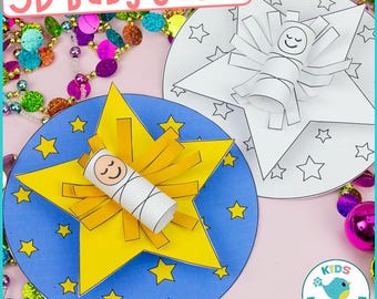 Baby Jesus Ornament Christmas Craft for Kids