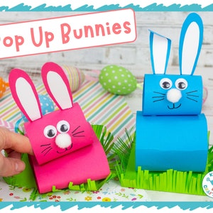 Pop Up Bunny - Artisanat de Pâques pour les enfants