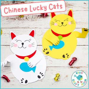 Chats porte-bonheur chinois