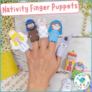 Christmas Nativity Finger Puppets