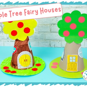 Apple Tree Fairy House Craft For Kids