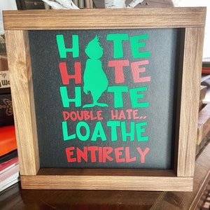 Grinch Farmhouse Sign – Whimsical Holiday Décor for Your Home