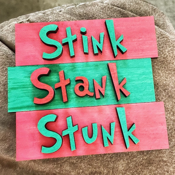 Grinch Tiered Tray Signs – Festive Holiday Décor for Your Home