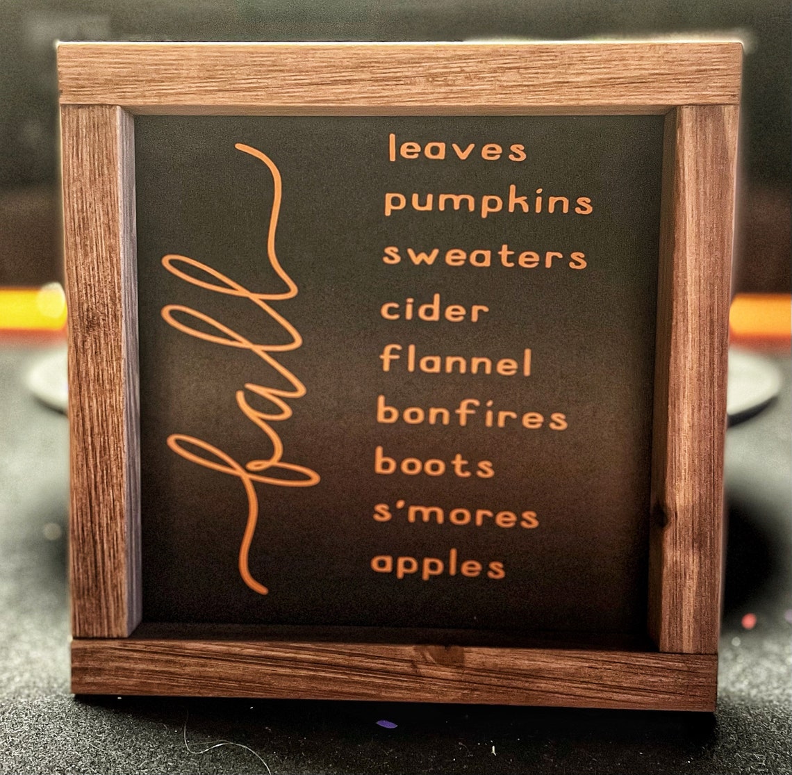 8x8 Fall Signs Etsy