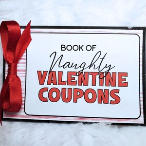 Book of Naughty Valentine Coupons | Printable Coupons | Digital Download