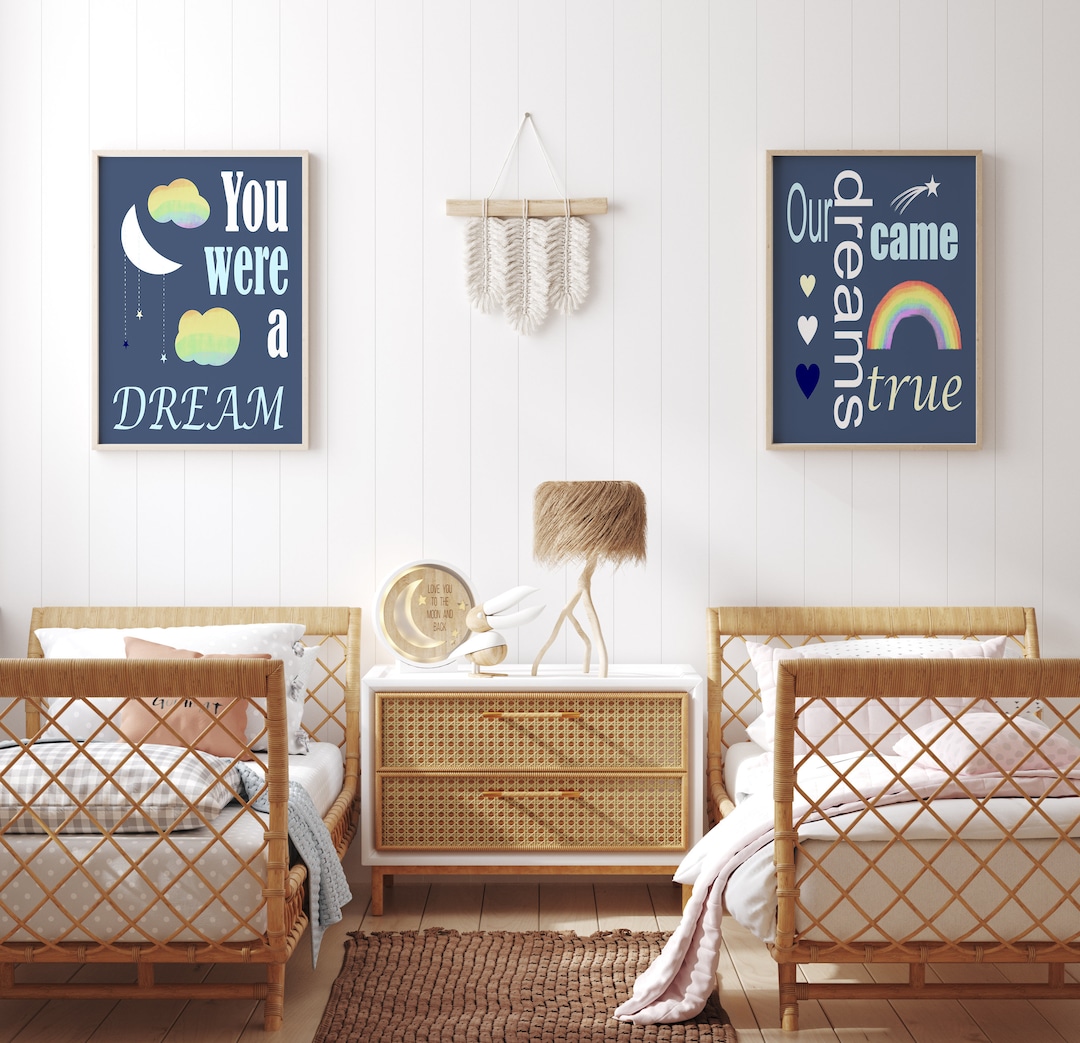 Rainbow Nursery Printable Art | Boho Wall Decor | Baby Girl Nursery ...
