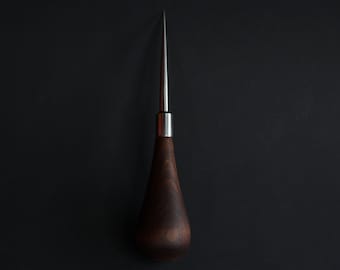 Leathercraft Awl: Round Tapered 5mm Base Tip for Hand Stitching and Punching Leather