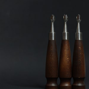 Handmade Leather Edge Creaser: Stainless Steel Groover Tool
