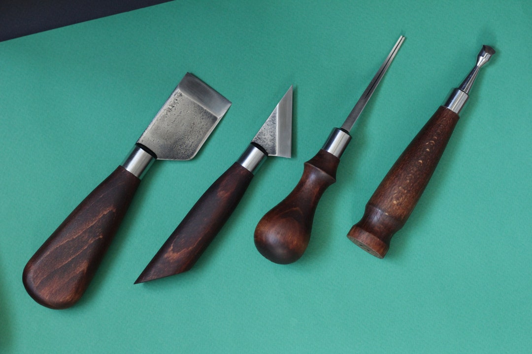Leathercraft Tool Set. Start Set for Leathercraft. Leather Skiving