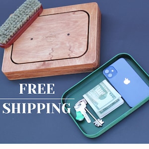 Craft Your Own Leather Tray with Our Wet Molding DIY Kit. Leather wet mold. Wet molding form for leather. DIY kit Leather tray.