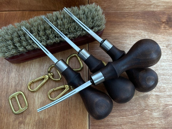 Edge beveler, Skiving Tools, High Quality Leather Tools. Set for Handmade Leather Projects