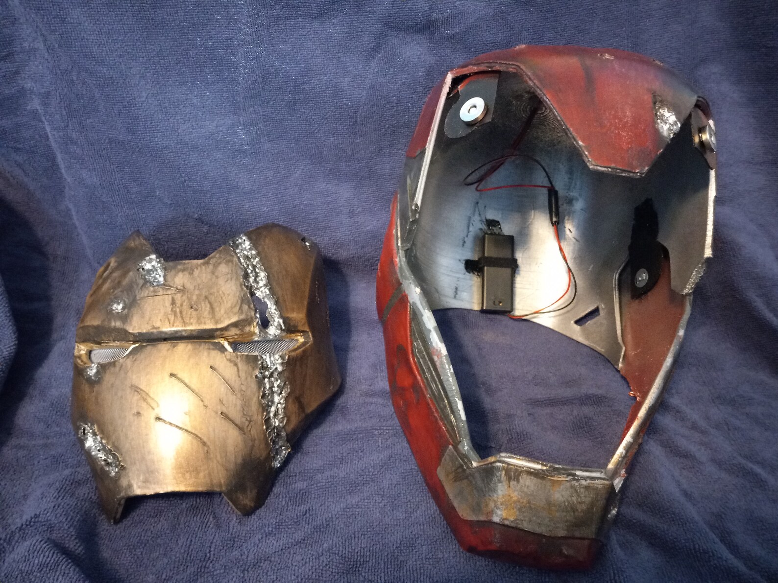Iron Man Mark 85 Battle Damaged Helmet: Wearable - Etsy
