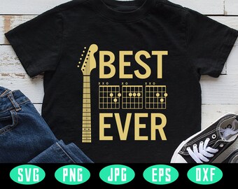 Download Dads Guitar Svg Etsy