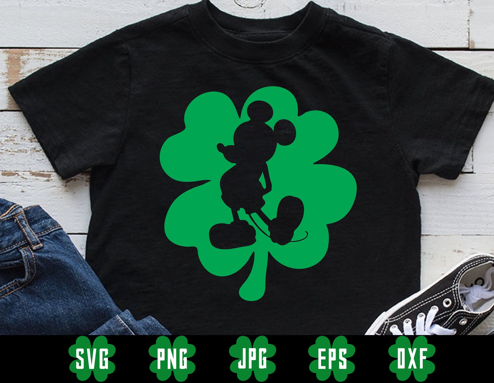 irish mickey mouse shirt