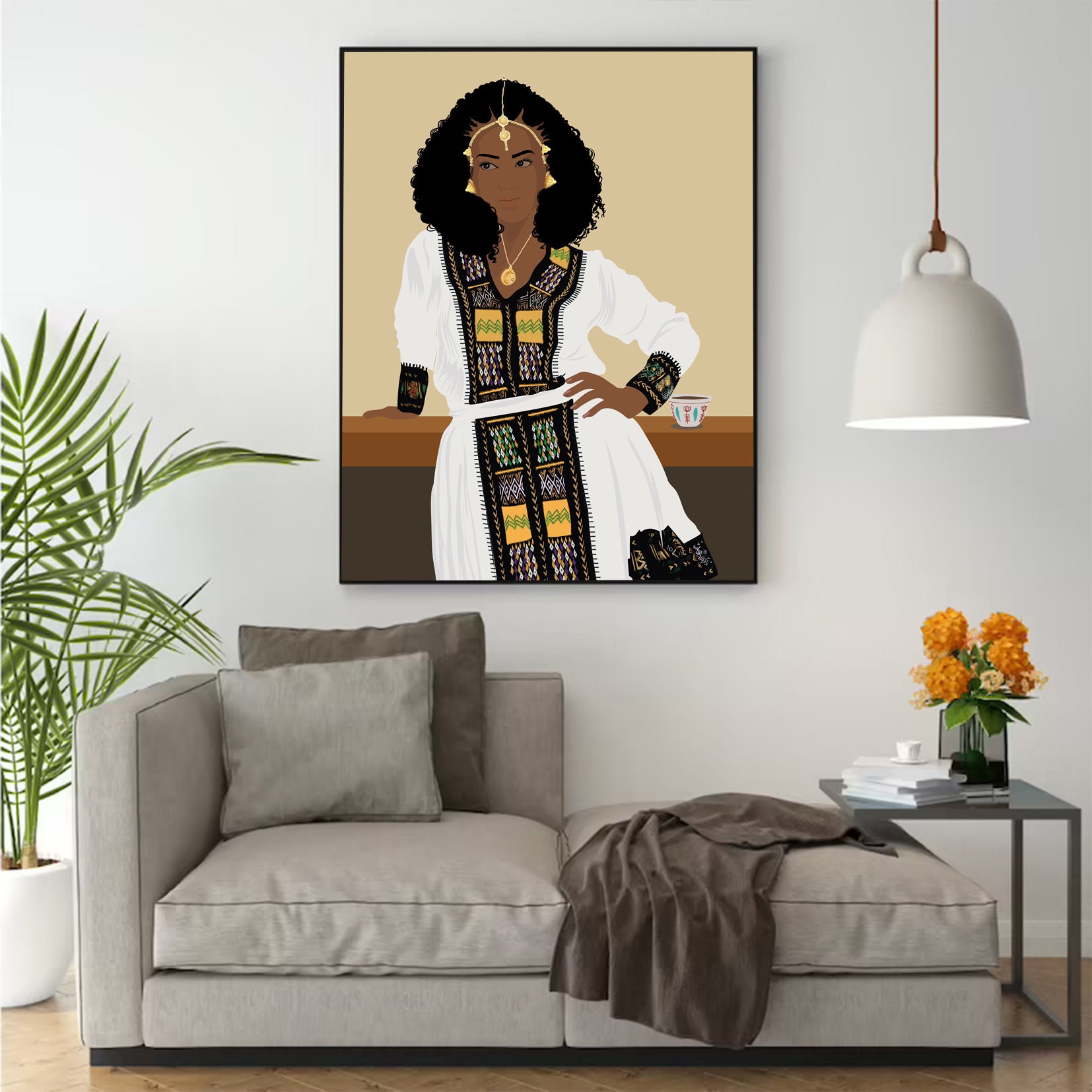 Digital Art Eritrean Woman Black Art African Art Eritrean Art Digital Art Eritrean Woman Black Art African Art Eritrean Art