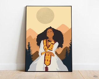 Eritrean woman poster