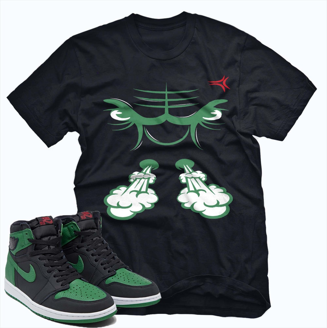 stadium green jordan 1 shirt