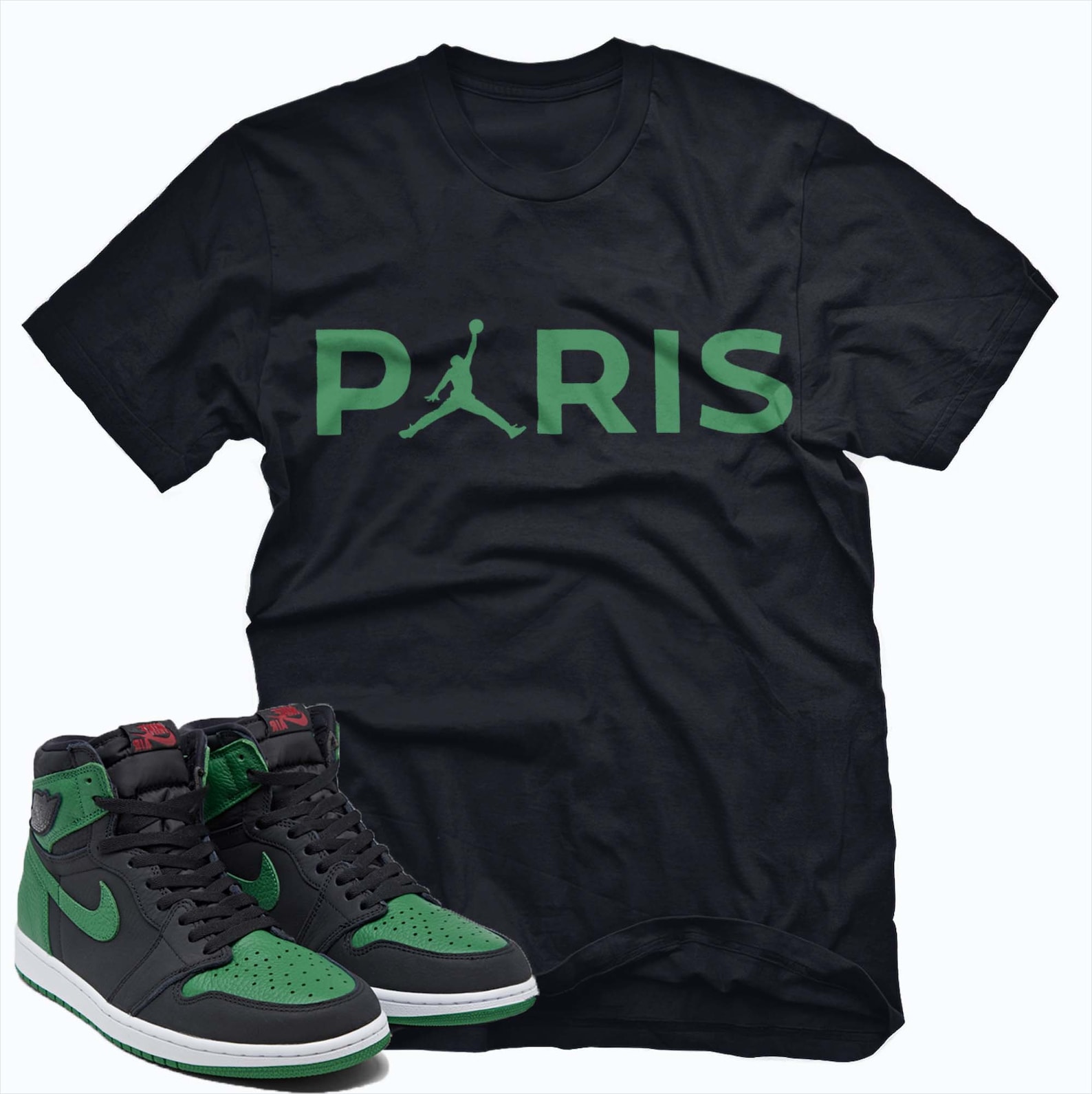 pine green jordan shirt