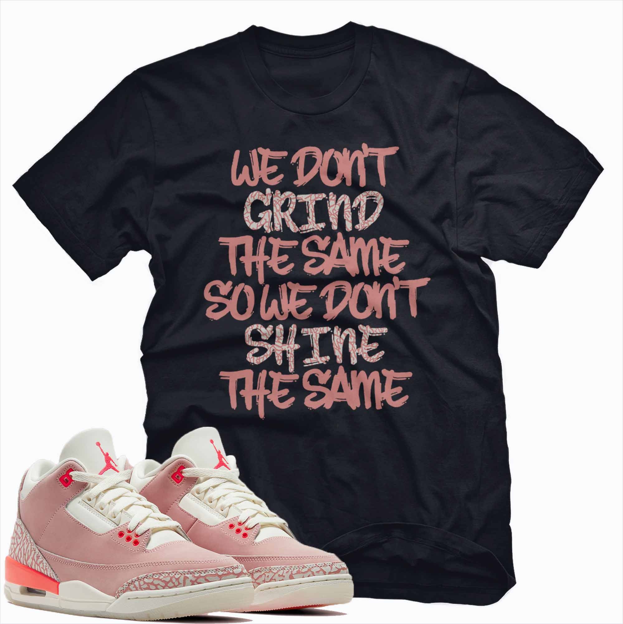 Jordan 3 Rust Pink T Shirt Grind Unisex Tee Shirt to Match | Etsy