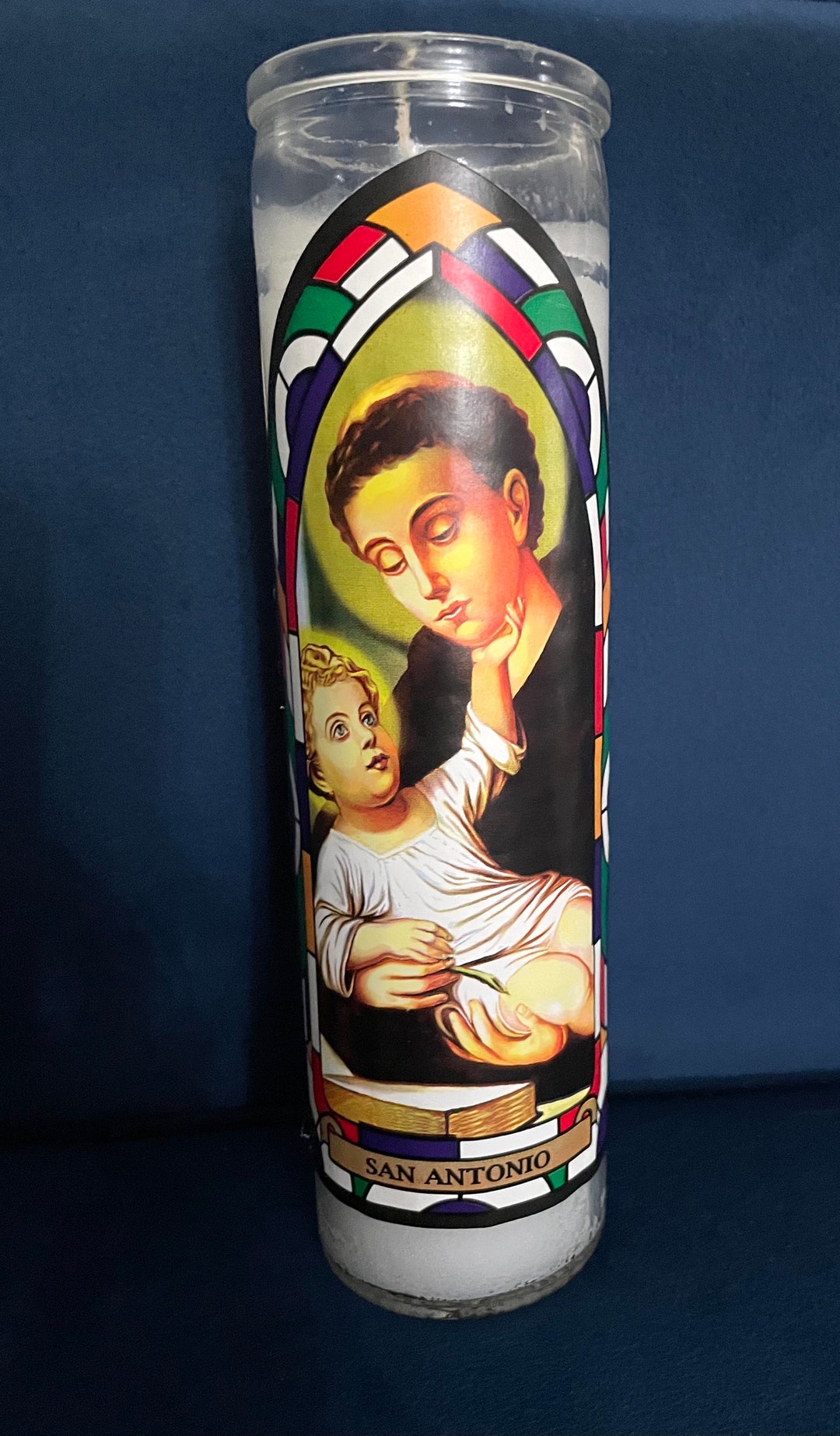 Saint Anthony of Padua Candle Buy 4, Get 1 FREE San Antonio Arcángel