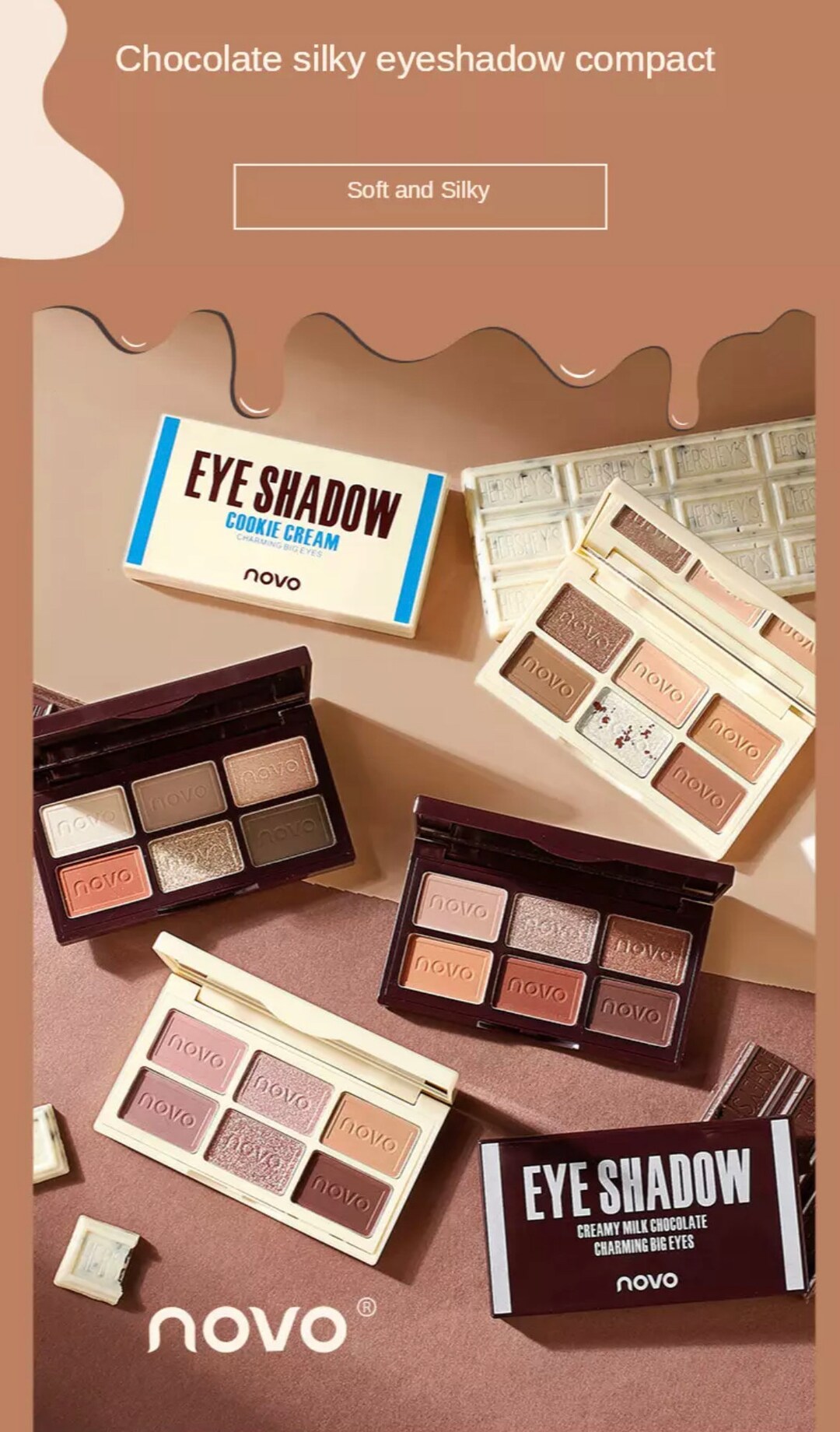 Eyeshadow Palette Hersheys Candy Bar Chocolate BUY 4 GET 1 Etsy
