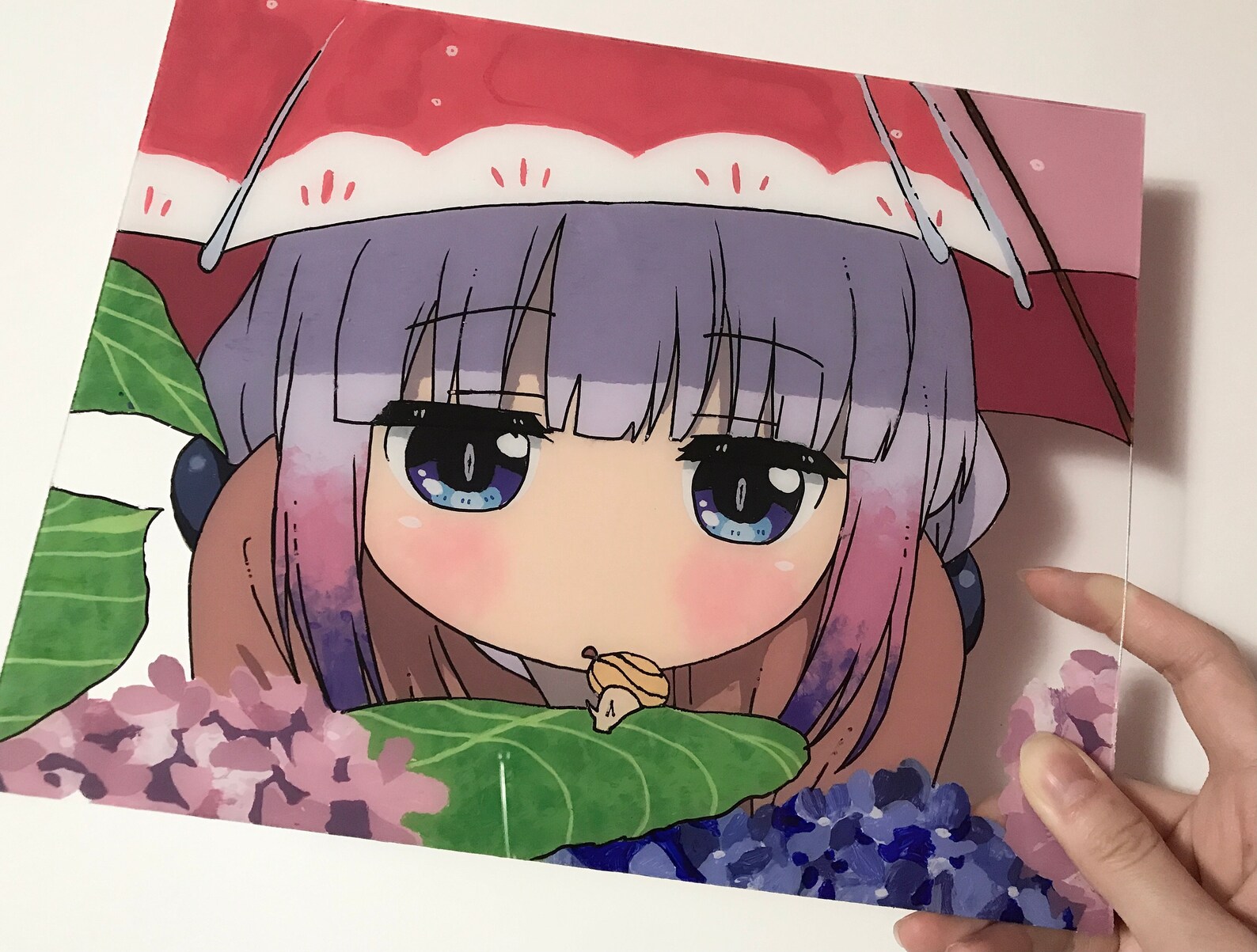 Custom Glass Anime Acrylic Painting | Etsy