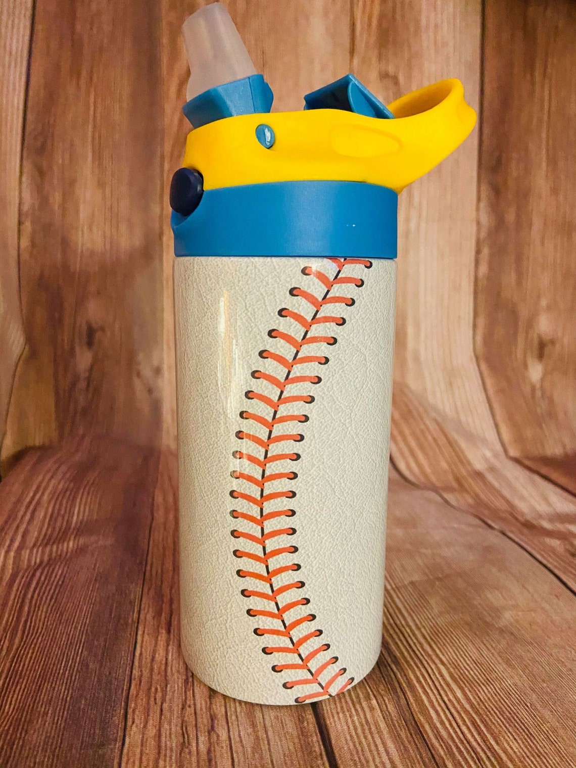Béisbol 12 oz Flip botella de agua superior Etsy España